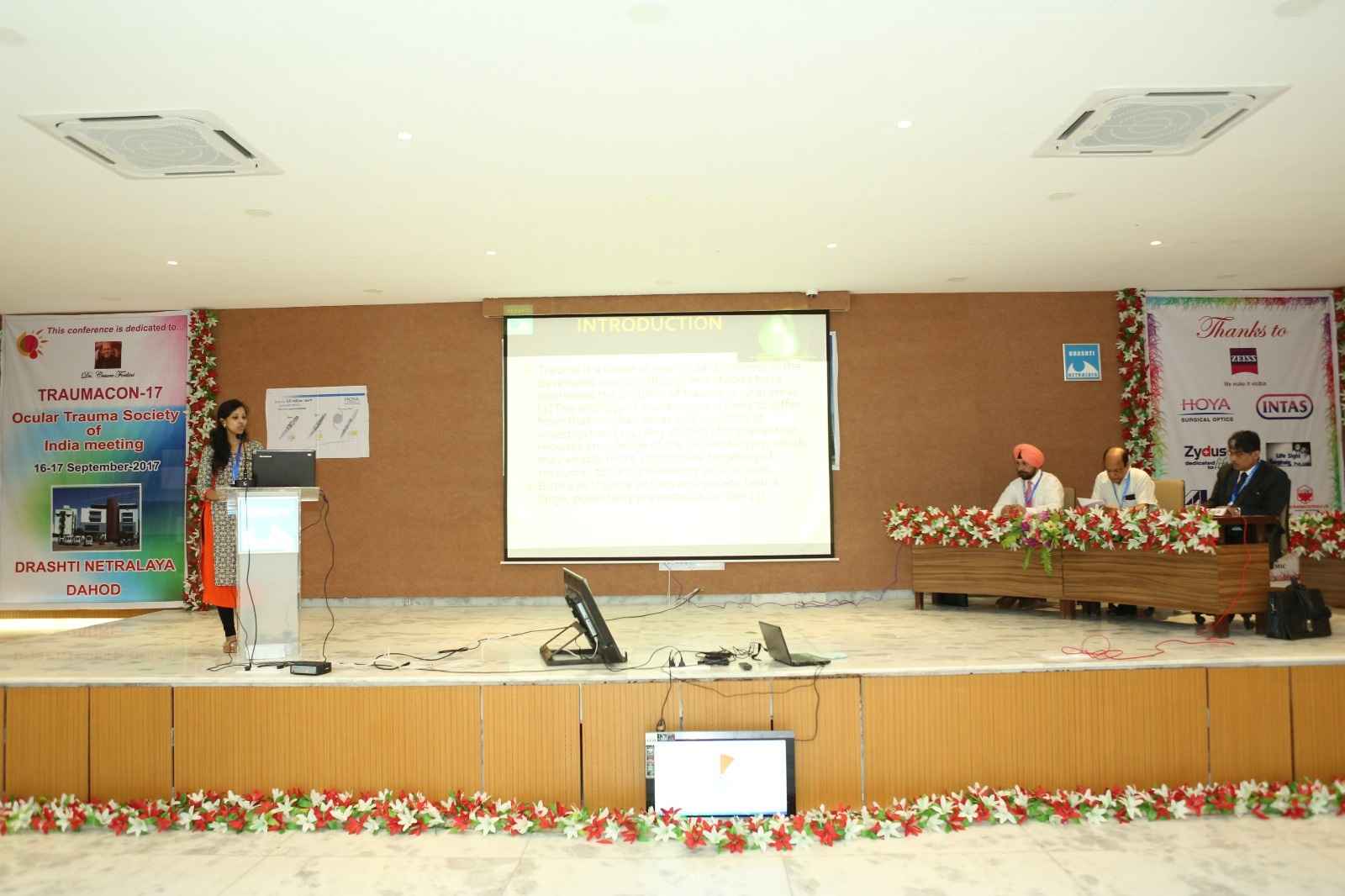 Presentations and academic knowledge sharing at Drashti Netralaya